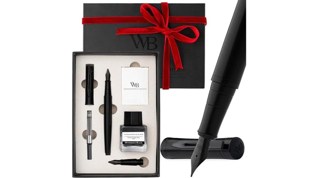 wordsworth black pen set