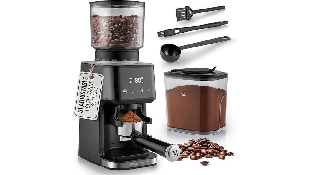 zulay kitchen espresso grinder