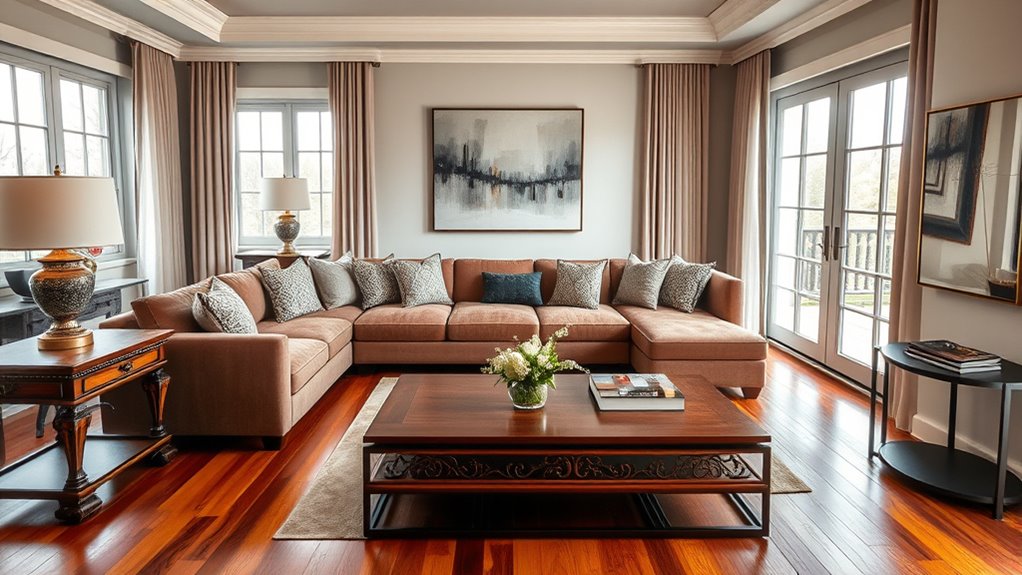 blending classic modern elegance