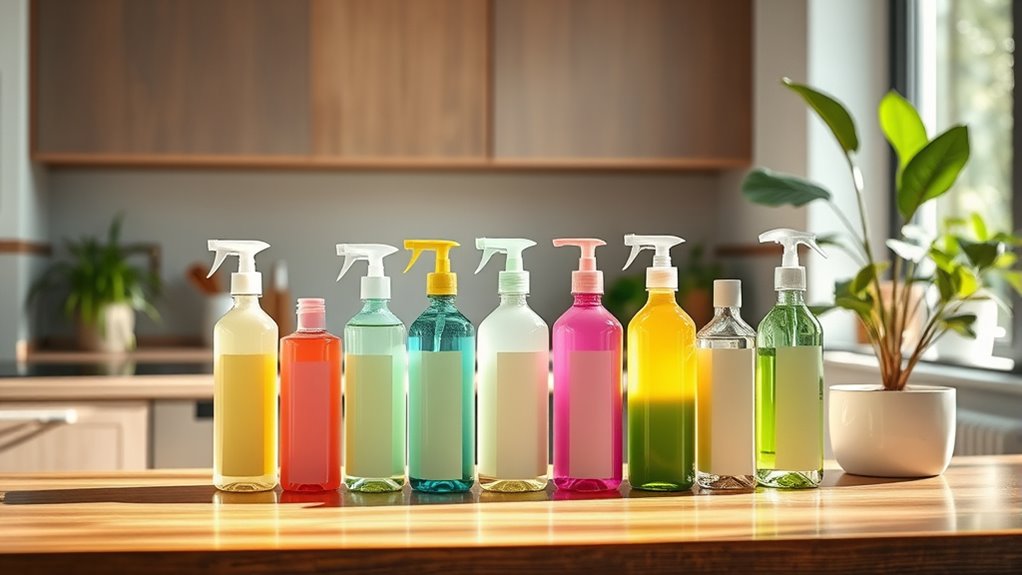 choose low toxicity cleaning products