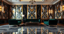 elegant geometric glamour