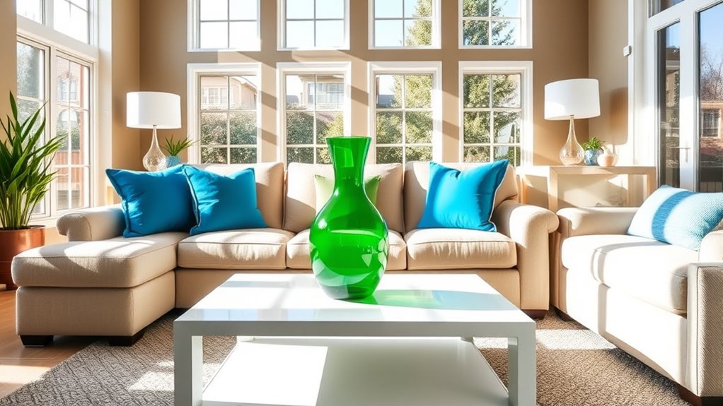 enhance rooms with accent colors