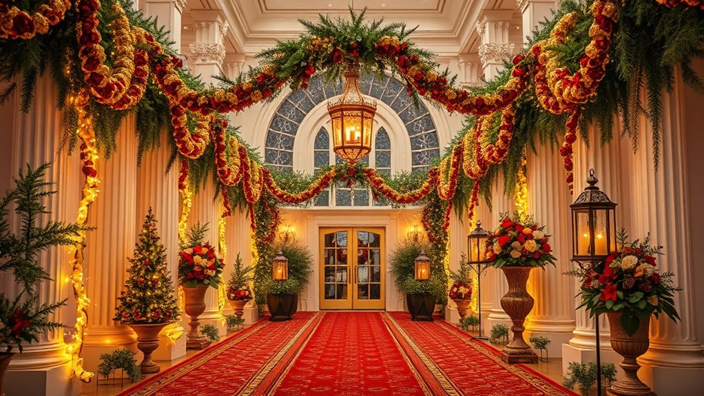 festive entranceway decor ideas
