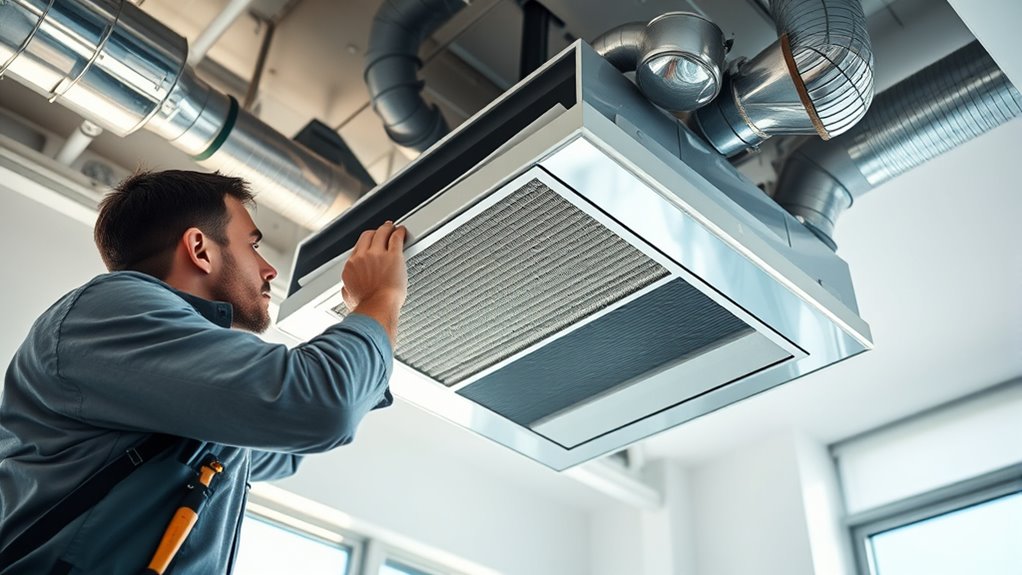 maintain clean efficient ventilation