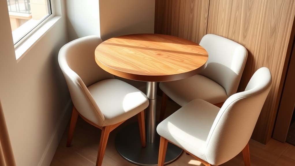 maximize small dining spaces