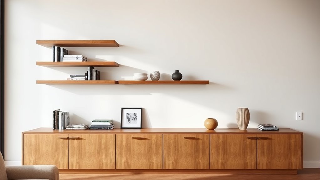 maximize space with stylish storage