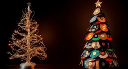 metallic and alternative holiday trees