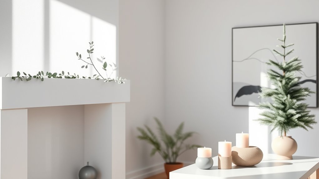 minimalist sustainable holiday decor