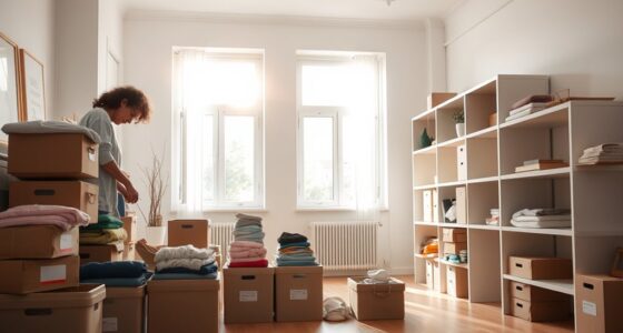 minimize possessions for space