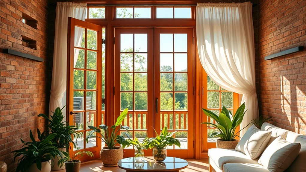 open windows for airflow