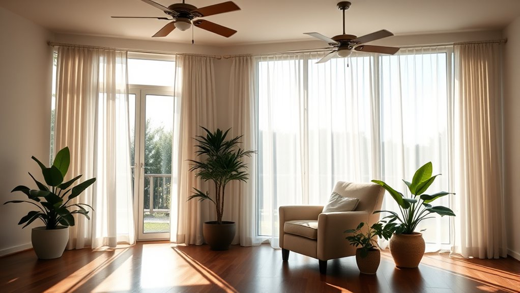 open windows use fans