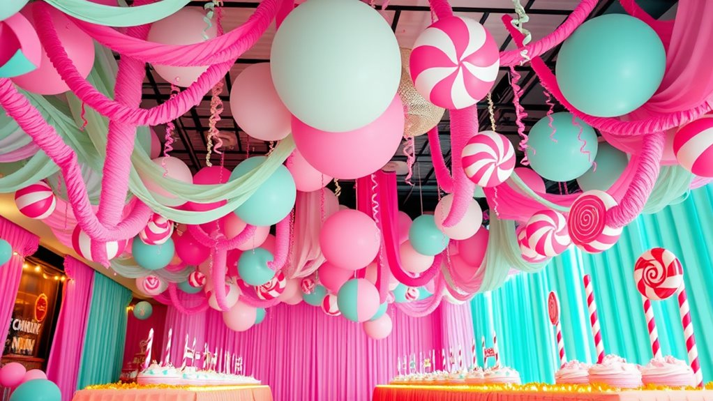 pastel candy land decor