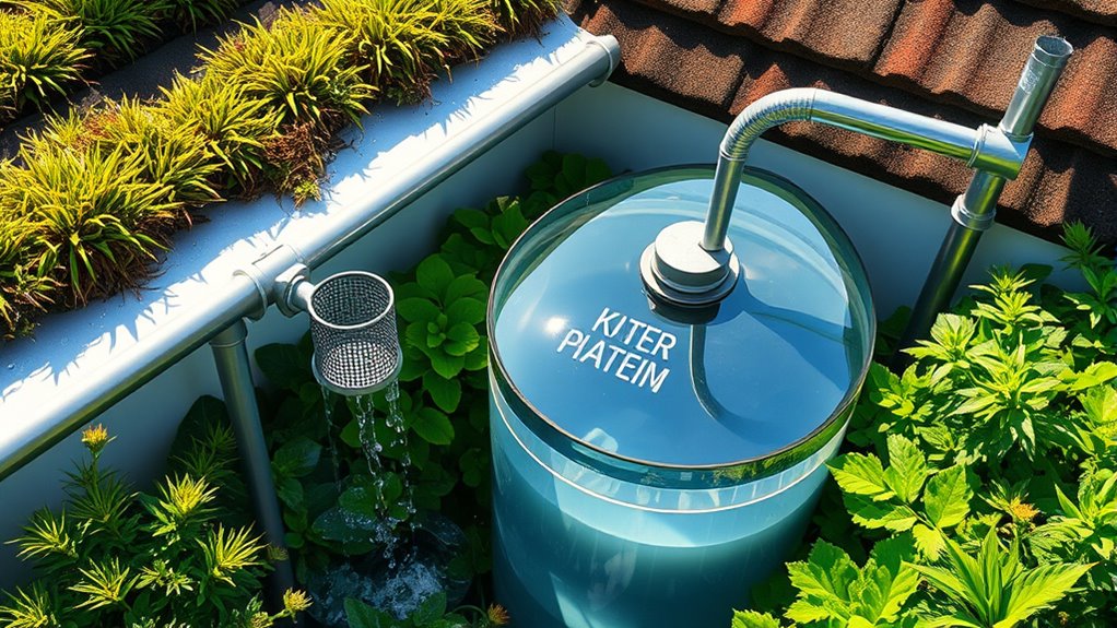 rainwater filtration and storage