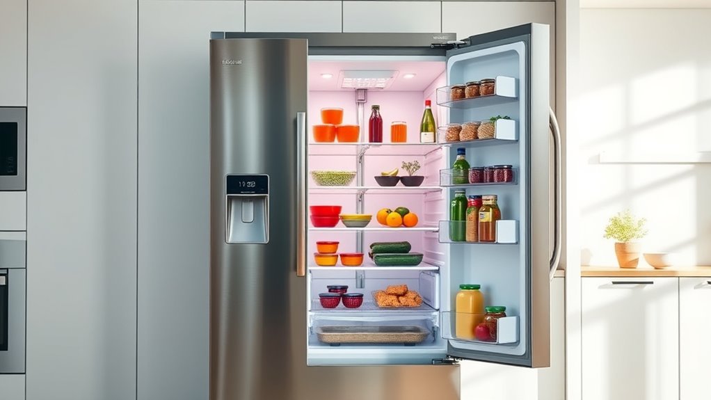 refrigerator features and options