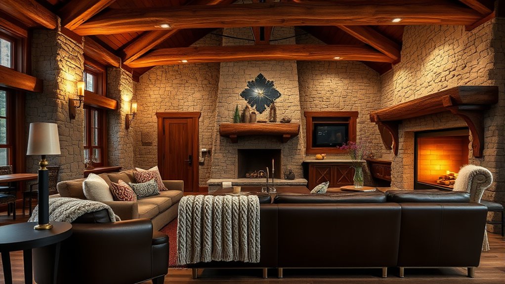 rustic alpine cozy retreat