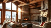 rustic alpine mountain style