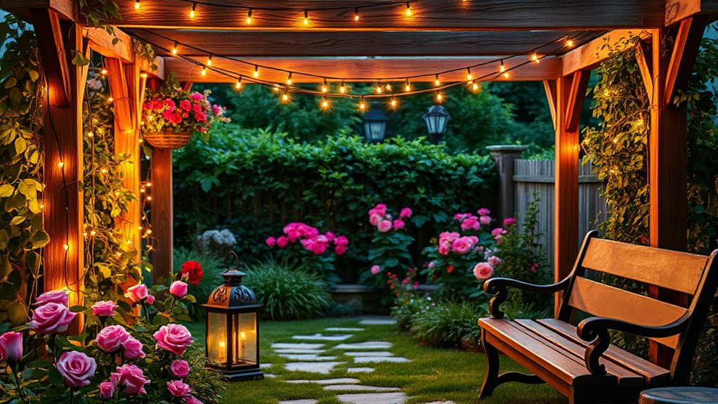 solar powered garden lighting