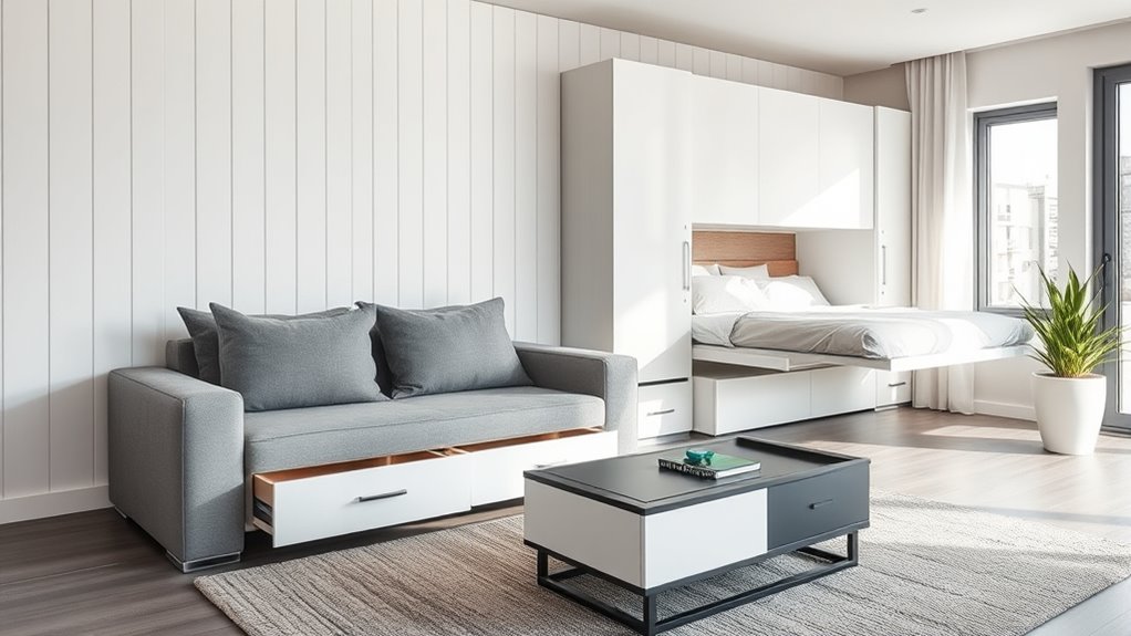 space saving multifunctional furniture