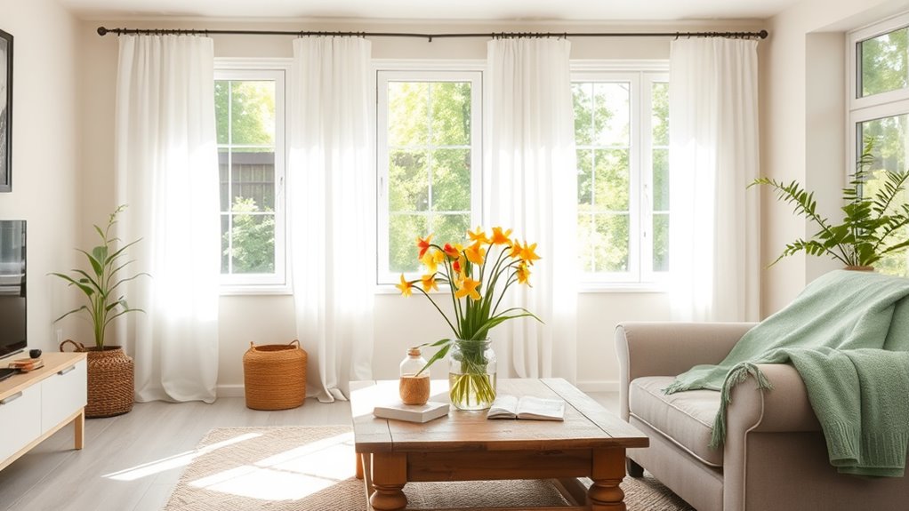 spring decorating with pastel accents