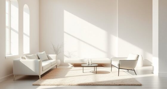 subtle calming neutral palette