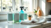 use low toxicity cleaning products
