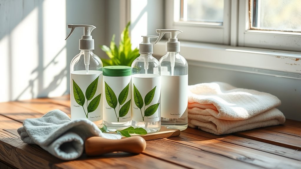 use safer cleaning products