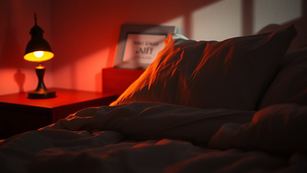 use warm dim lighting