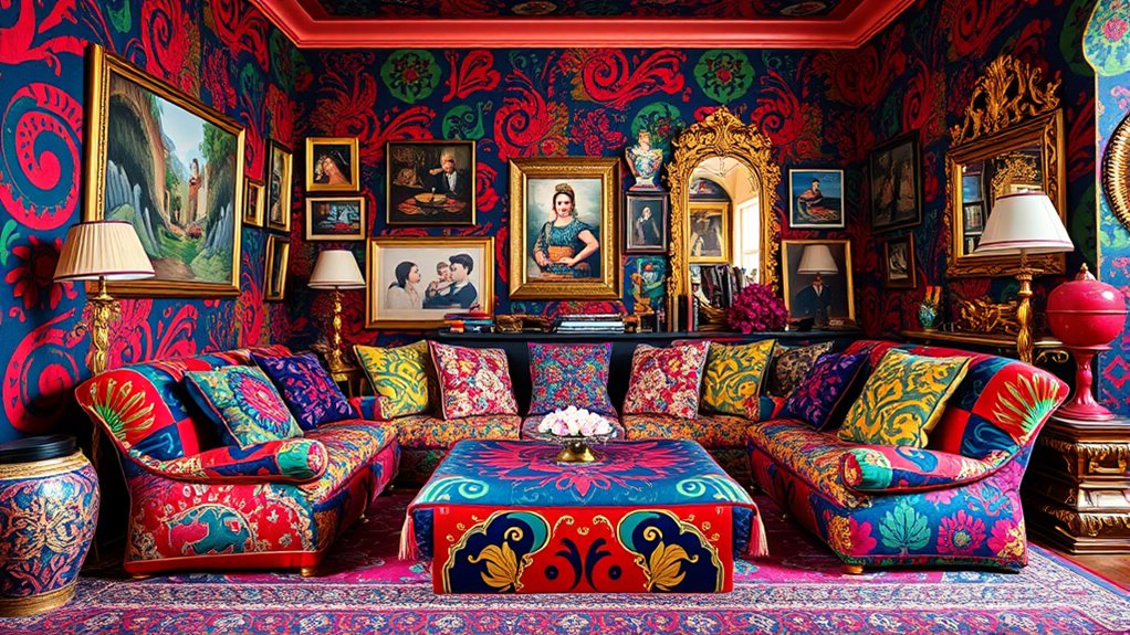 vibrant patterned eclectic expression