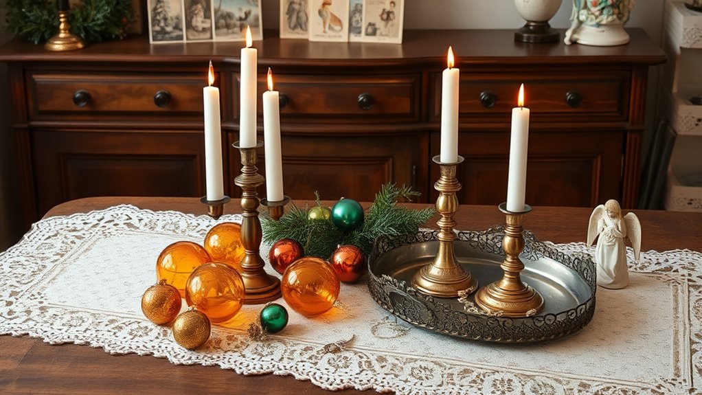 vintage heirloom holiday ornaments