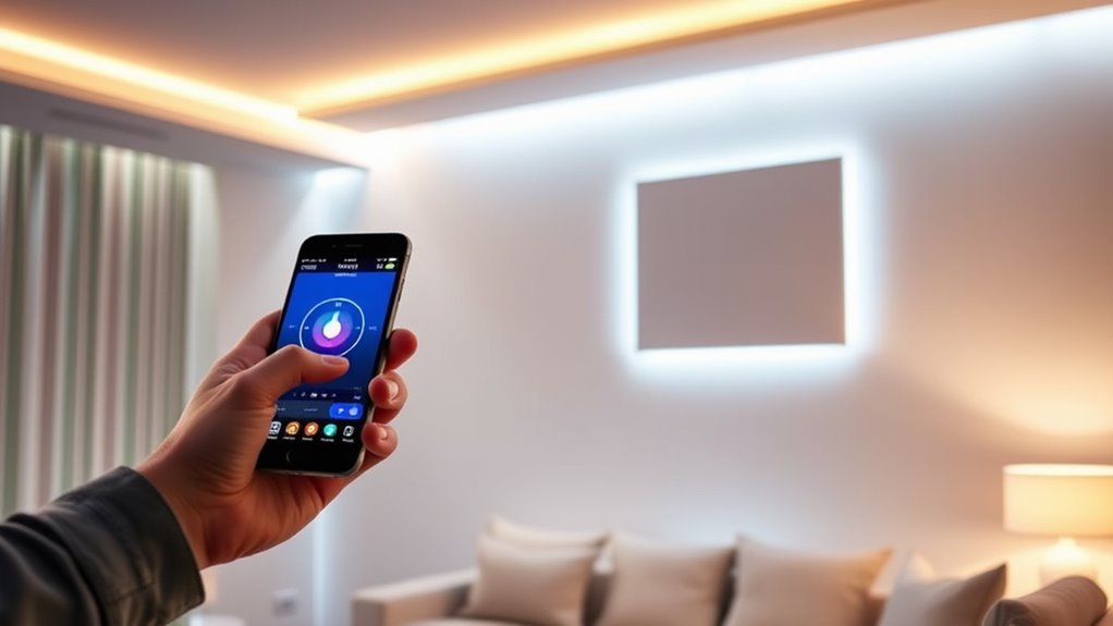 voice controlled lighting integration