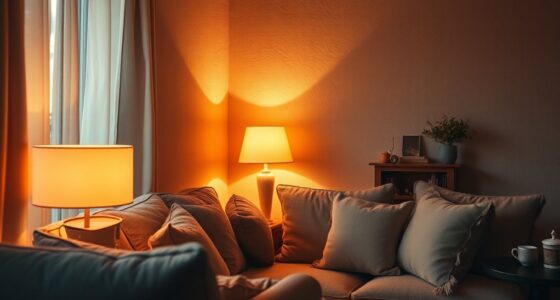 warm color mood lighting