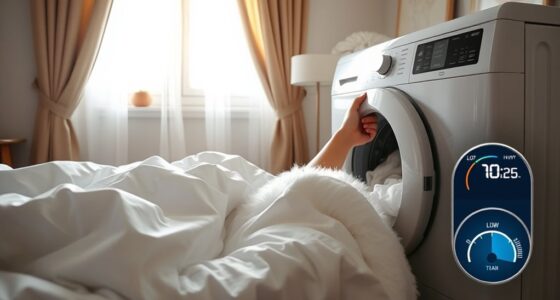 wash bedding control humidity