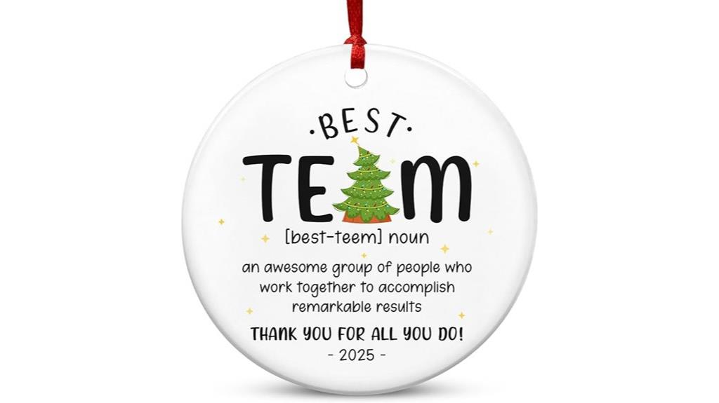 best team christmas ornaments