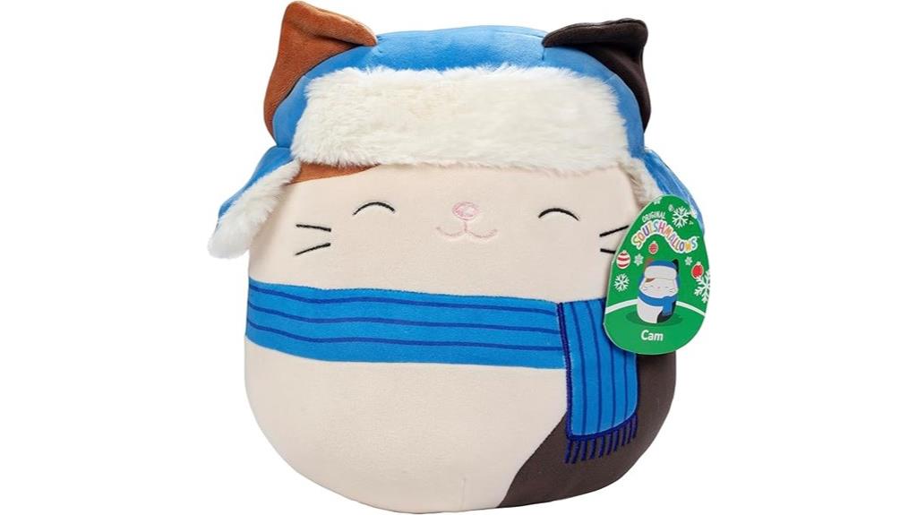 cam christmas cat plush
