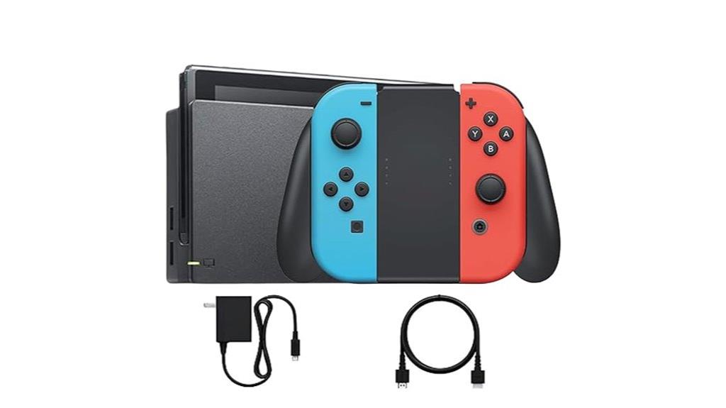 neon blue red switch