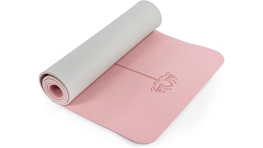 non slip pilates mat with storage