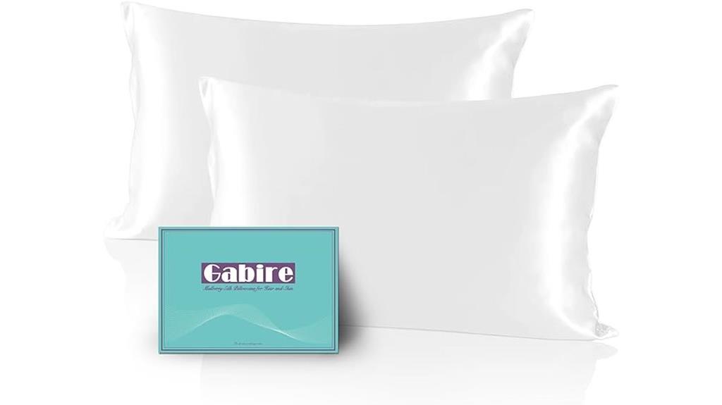 silk pillowcases set two