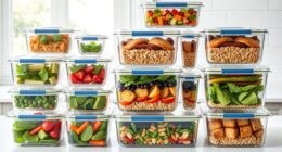 top glass food storage options