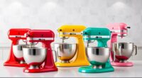 top kitchenaid mixer colors