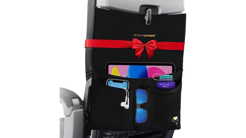 travel organizer for airplane seats