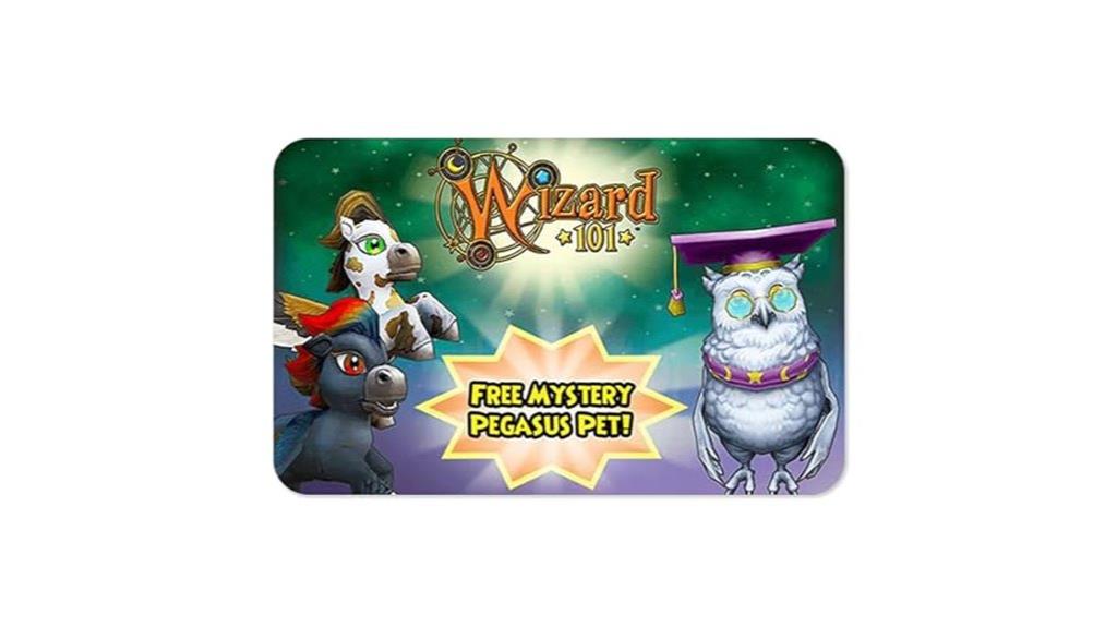 wizard101 pegasus pet code