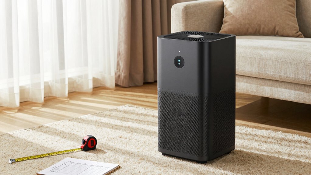 correct air purifier sizing