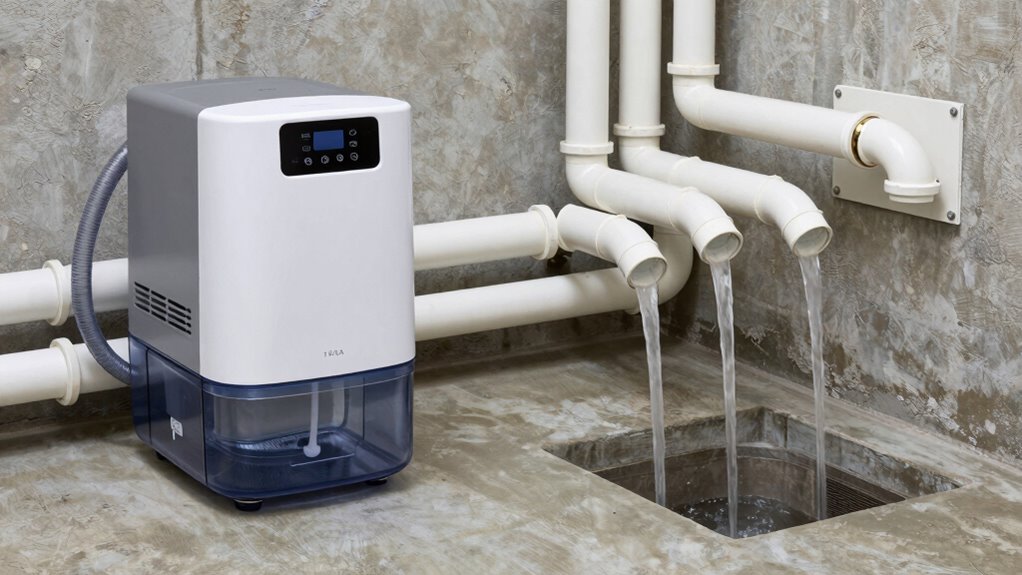 flood proof basement drainage system