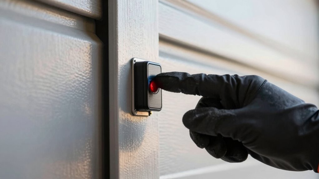 garage safety sensor check
