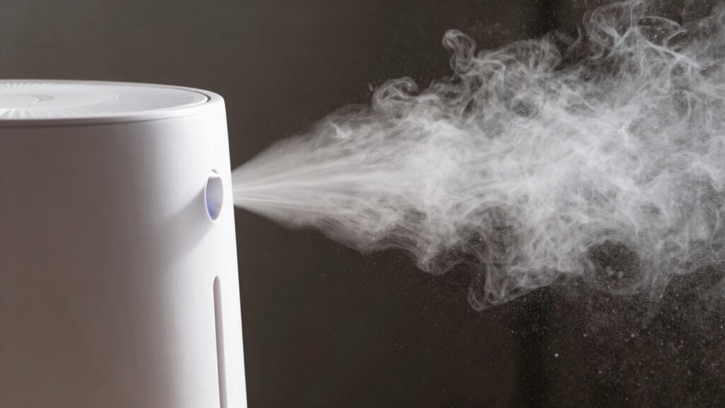 preventing white dust buildup