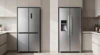 refrigerator space planning comparison