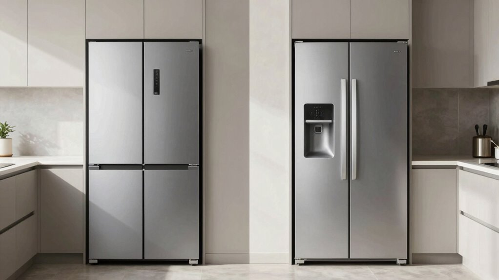 refrigerator space planning comparison