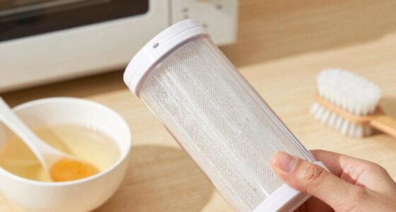 regular filter cleaning routine