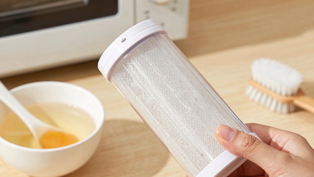 regular filter cleaning routine