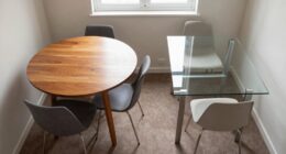 table shape influences room flow